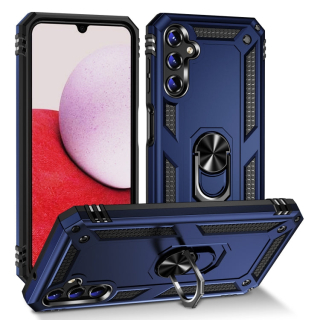 RING ARMOR Tvrdený kryt pre Samsung Galaxy A14 / A14 5G - modrý