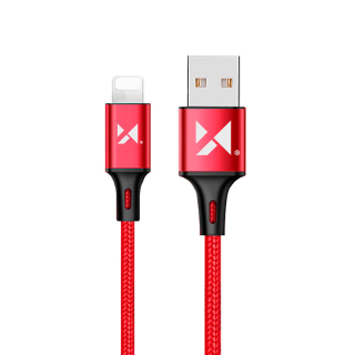 Wozinsky kábel USB kábel - Lightning 2,4A 1m červený (WUC-L1R)