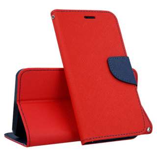 Knižkové puzdro pre Samsung Galaxy A14 4G / A14 5G - FANCY červené