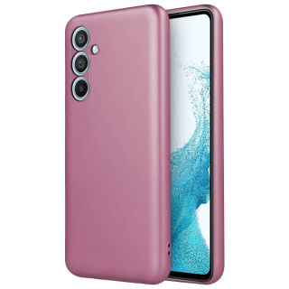 Silikónový kryt na Samsung Galaxy A54 5G - Metallic ružový