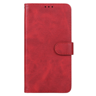 SOLID Peňaženkové puzdro pre Samsung Galaxy A25 5G - červené